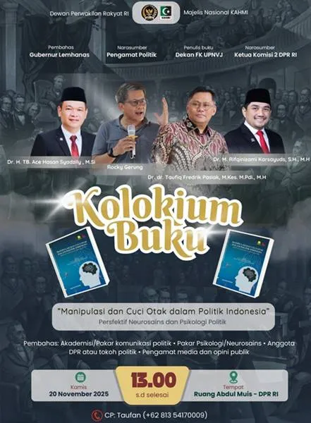 Kolokium KAHMI dan DPR: Diskusi Manipulasi Politik Melalui Neurosains dan Psikologi
