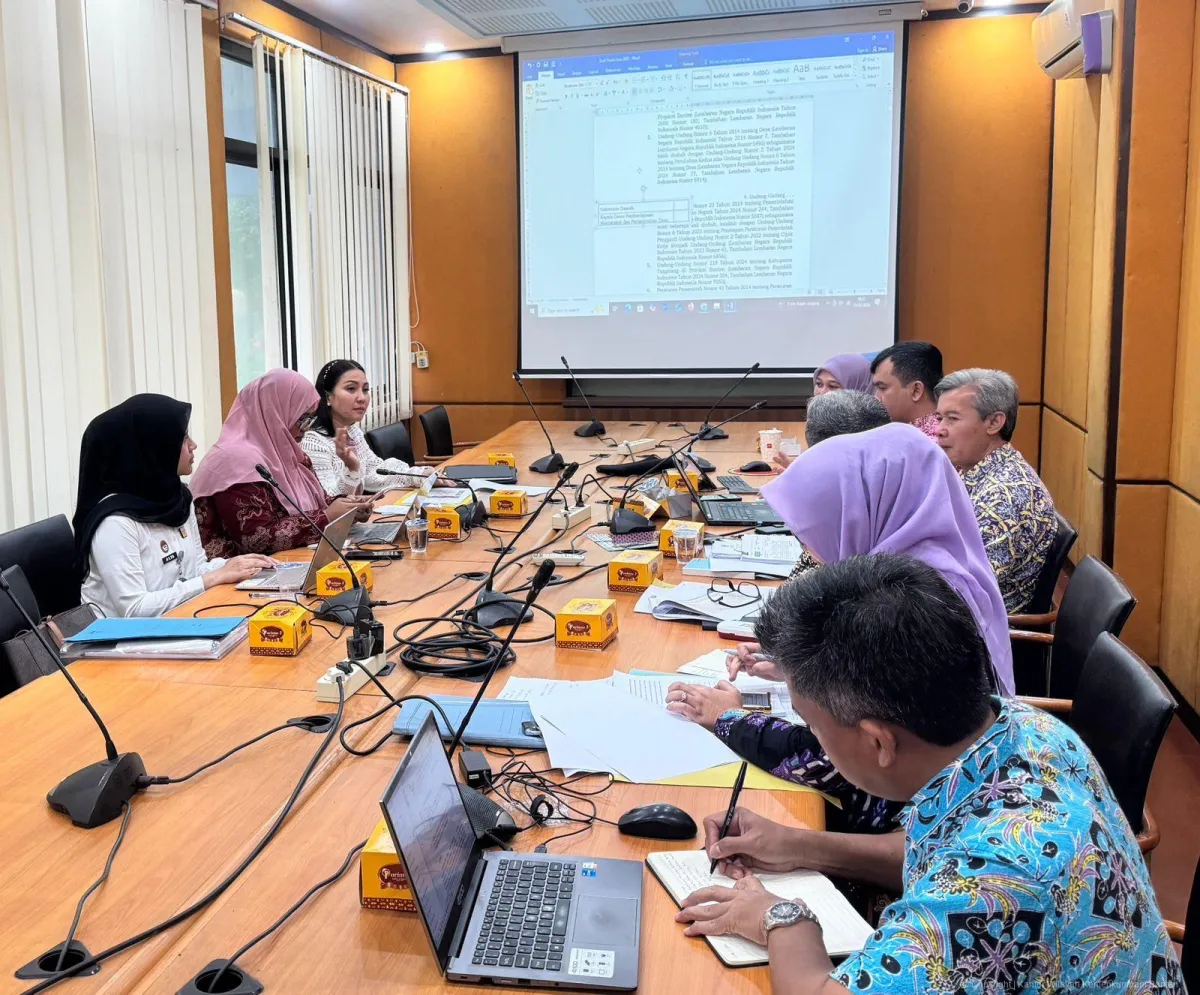 Kemenkum Banten Dukung Pembahasan Raperda Desa di Kabupaten Tangerang