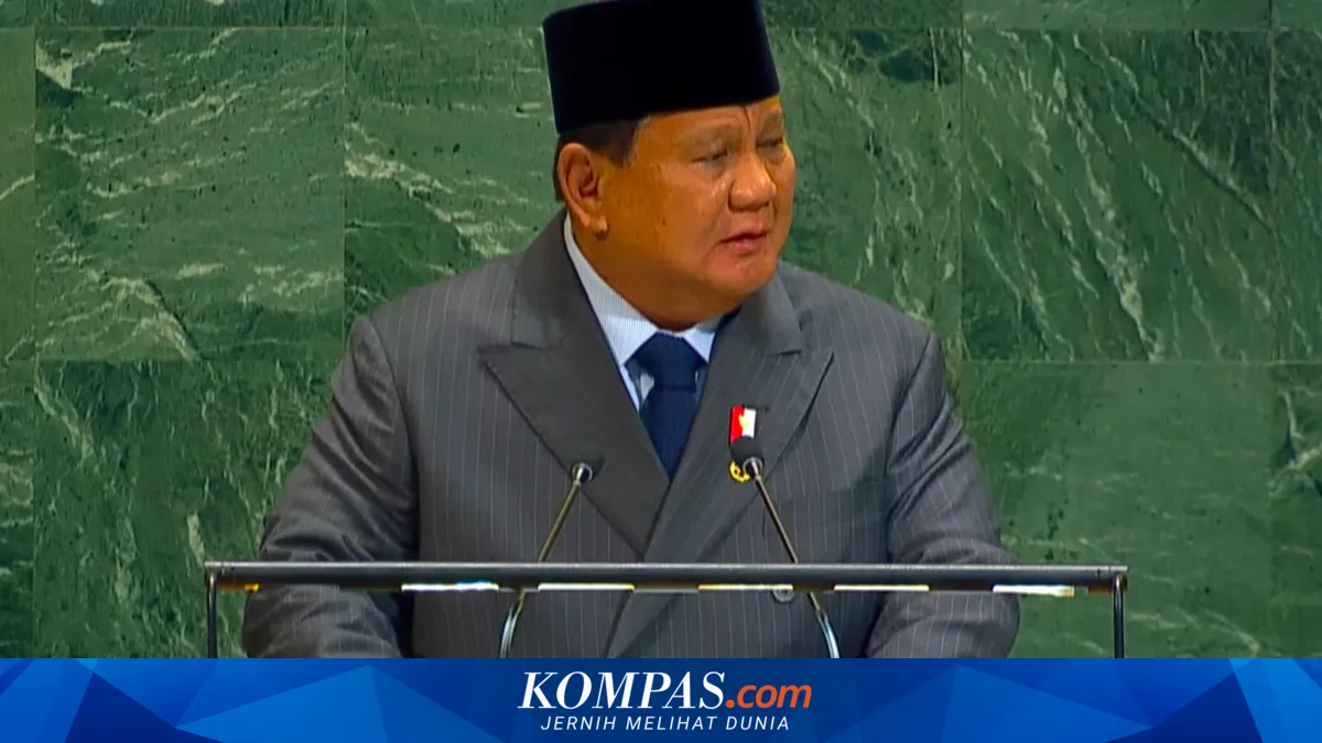 Pidato Prabowo di KTT PBB: Dukungan untuk Solusi Dua Negara Palestina-Israel