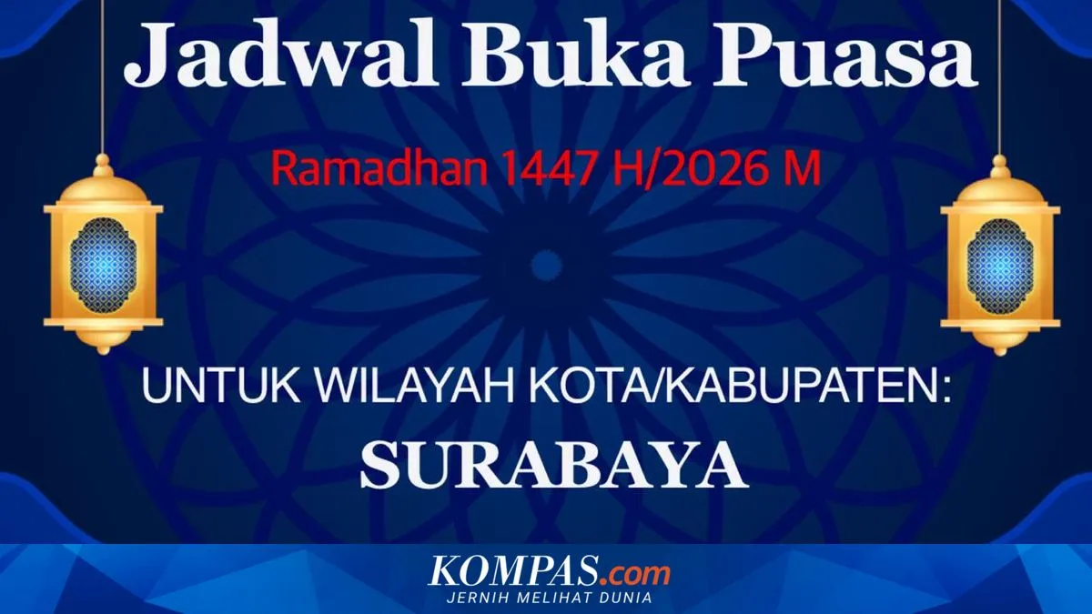 Jadwal Buka Puasa Ramadhan 2026 di Surabaya