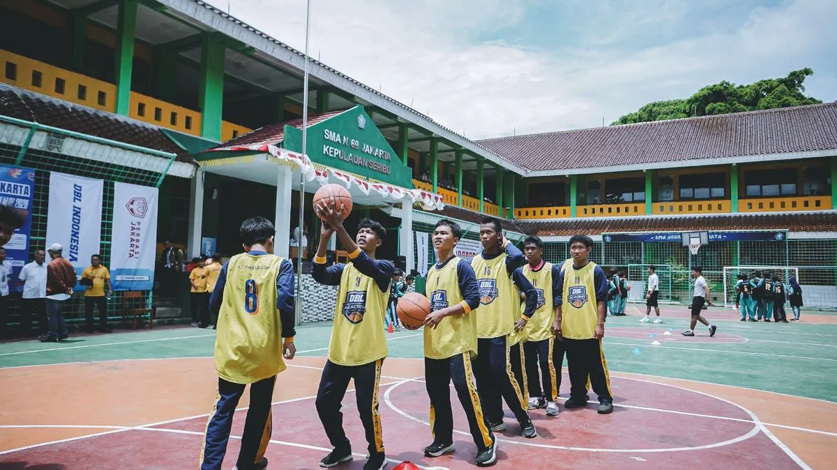 DBL Academy Adakan Klinik Basket Pertama di Kepulauan Seribu untuk Pelajar
