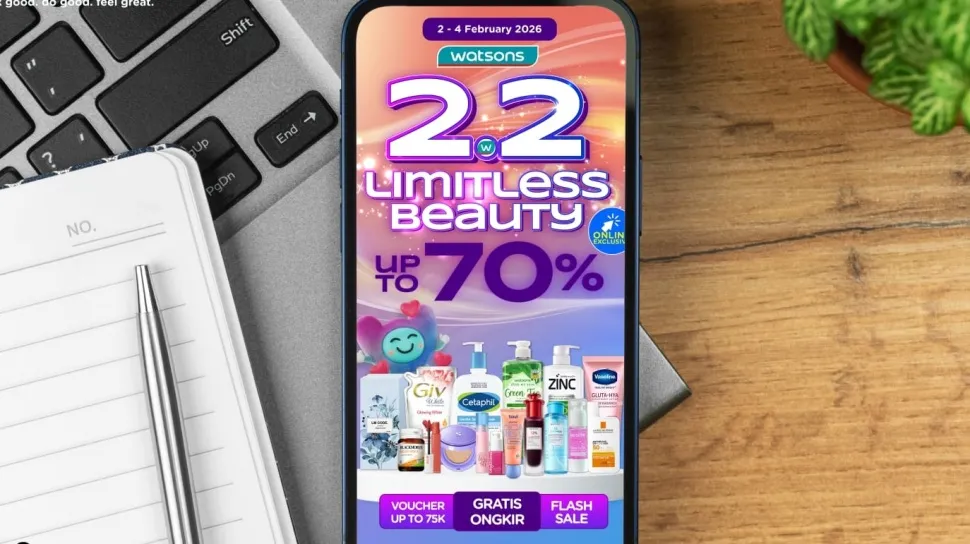 Watsons Hadirkan Promo Kecantikan Limitless Beauty dengan Diskon Hingga 70% Awal Februari