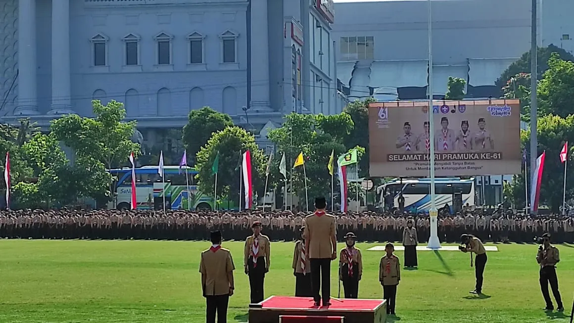 Kwarda DIY Rayakan Hari Pramuka ke-61 di Sleman