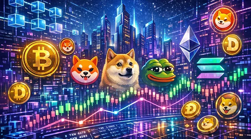 Lonjakan Transaksi Kripto: Solana Dominasi Pasar Meme Coin