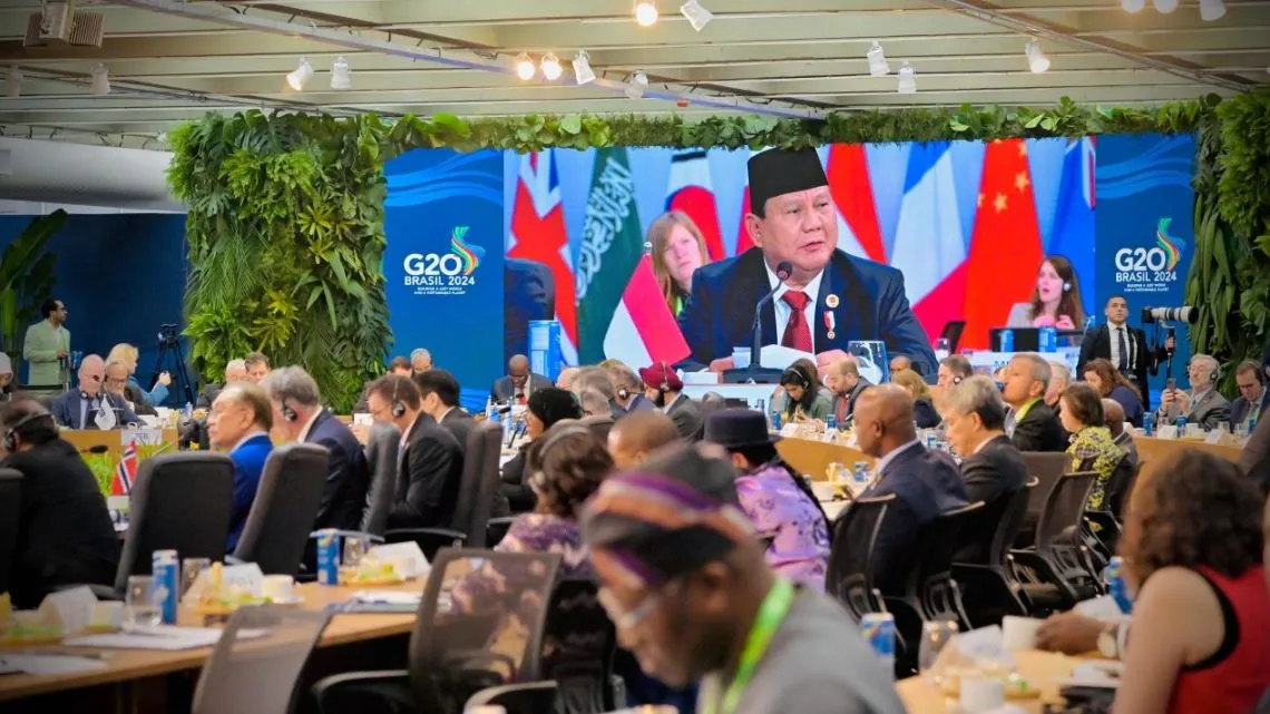 Presiden Prabowo Tegaskan Komitmen Indonesia Atasi Kelaparan dan Kemiskinan di KTT G20