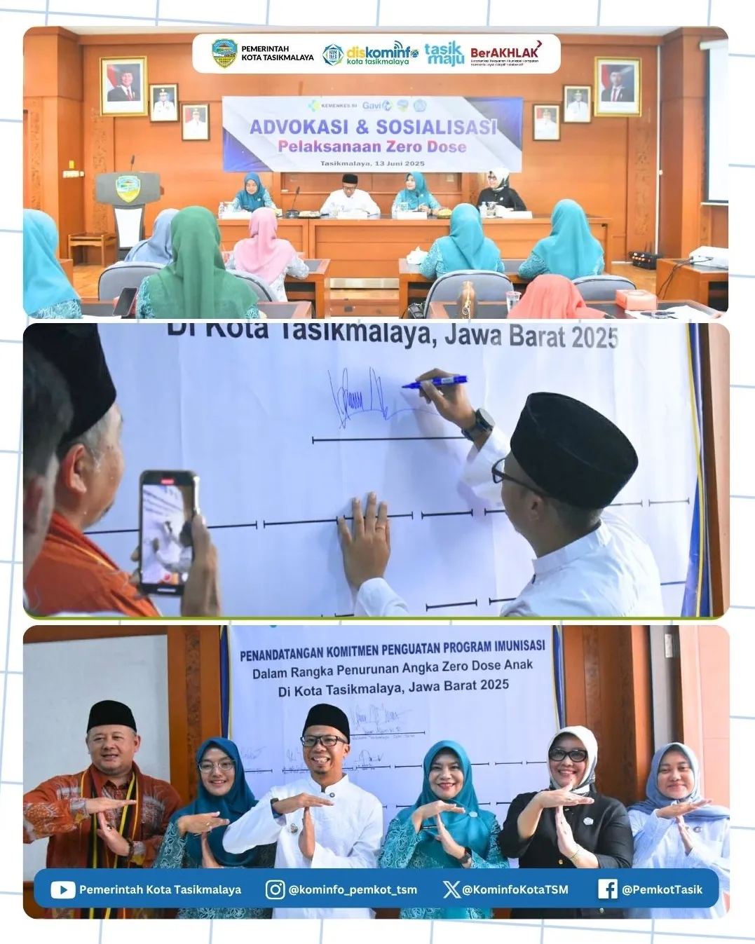 Pemkot Tasikmalaya Luncurkan Advokasi Program Zero Dose untuk Anak