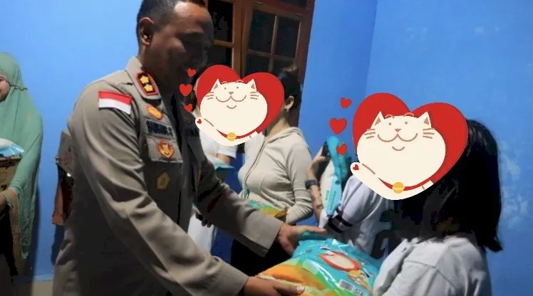Kapolres Sikka Salurkan Bantuan Sosial untuk Korban TPPO di Rumah Perlindungan