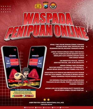 Kapolres Ngawi Ingatkan Masyarakat Waspada Terhadap Penipuan Online