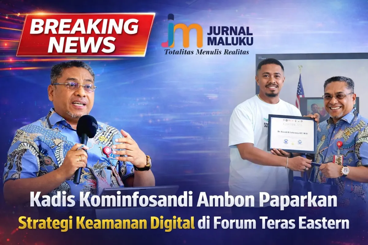 Kadis Kominfosandi Ambon Paparkan Kebijakan Keamanan Digital di Seminar Teras Eastern