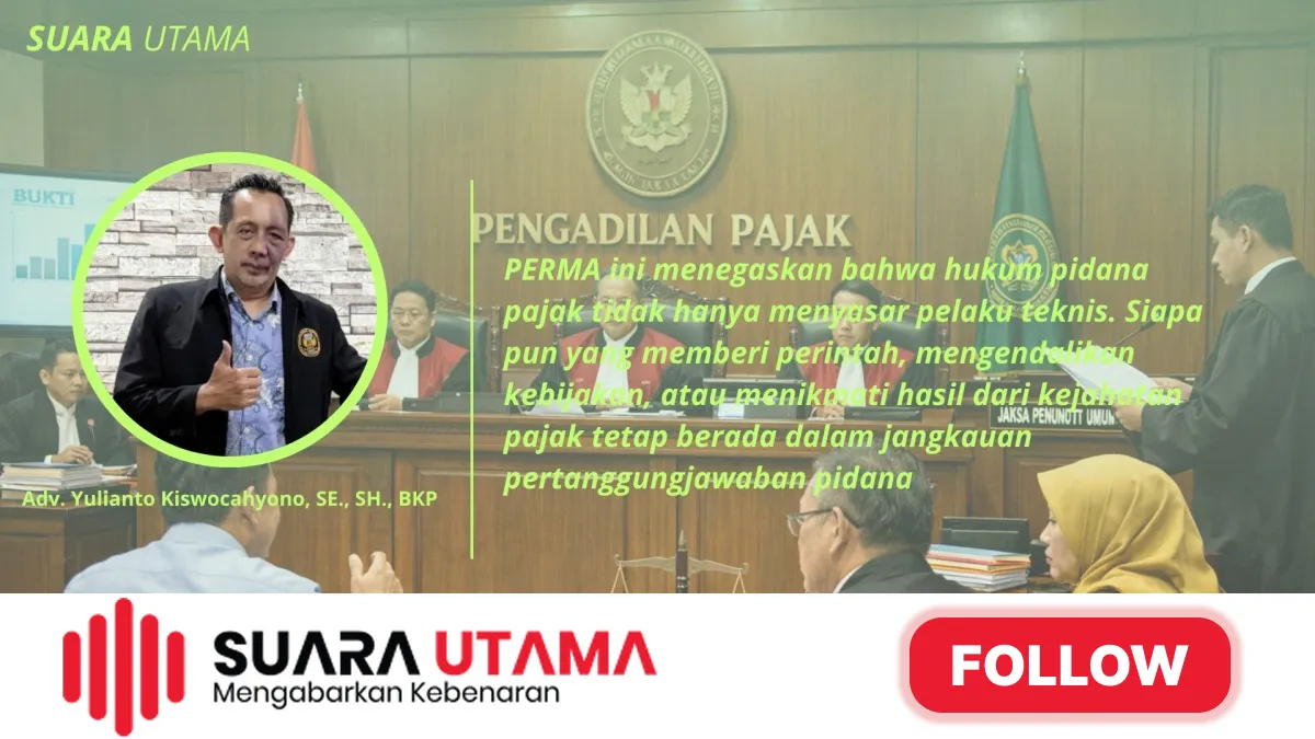 PERMA 3/2025 Perkuat Pertanggungjawaban Pidana Pajak di Indonesia