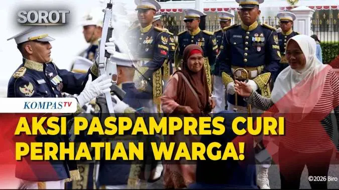 Paspampres Gelar Upacara Serah Terima Pengawal Istana Setiap Minggu Pagi