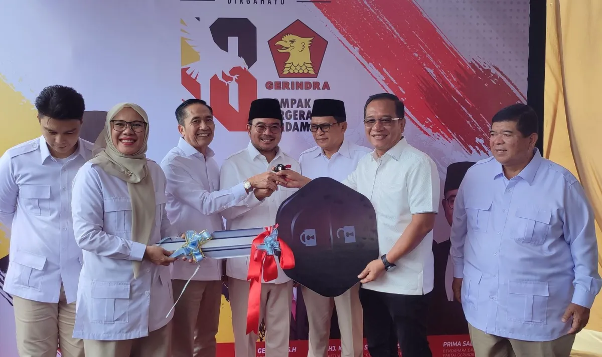 HUT ke-18 Partai Gerindra Sumsel: 20 Ribu Sembako dan Ambulance untuk Lapas