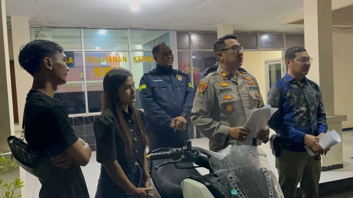 Polsek Sukatani Gagalkan Transaksi Penjualan Motor Curian