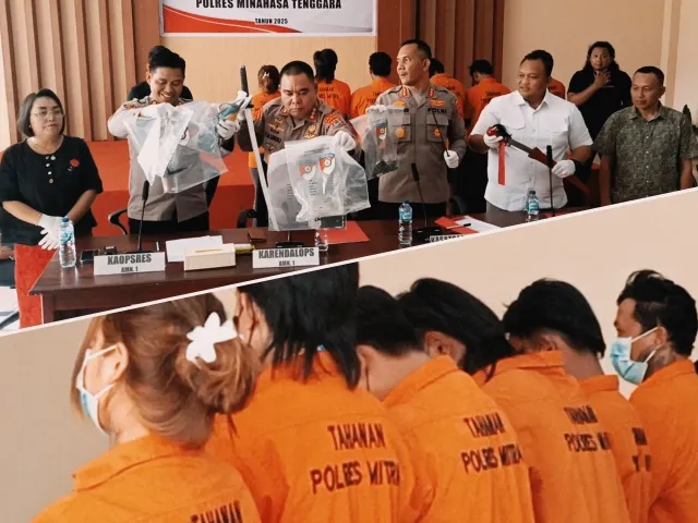 Kapolres Mitra: Dua Tersangka Pembawa Sajam Bukan Warga Lokal