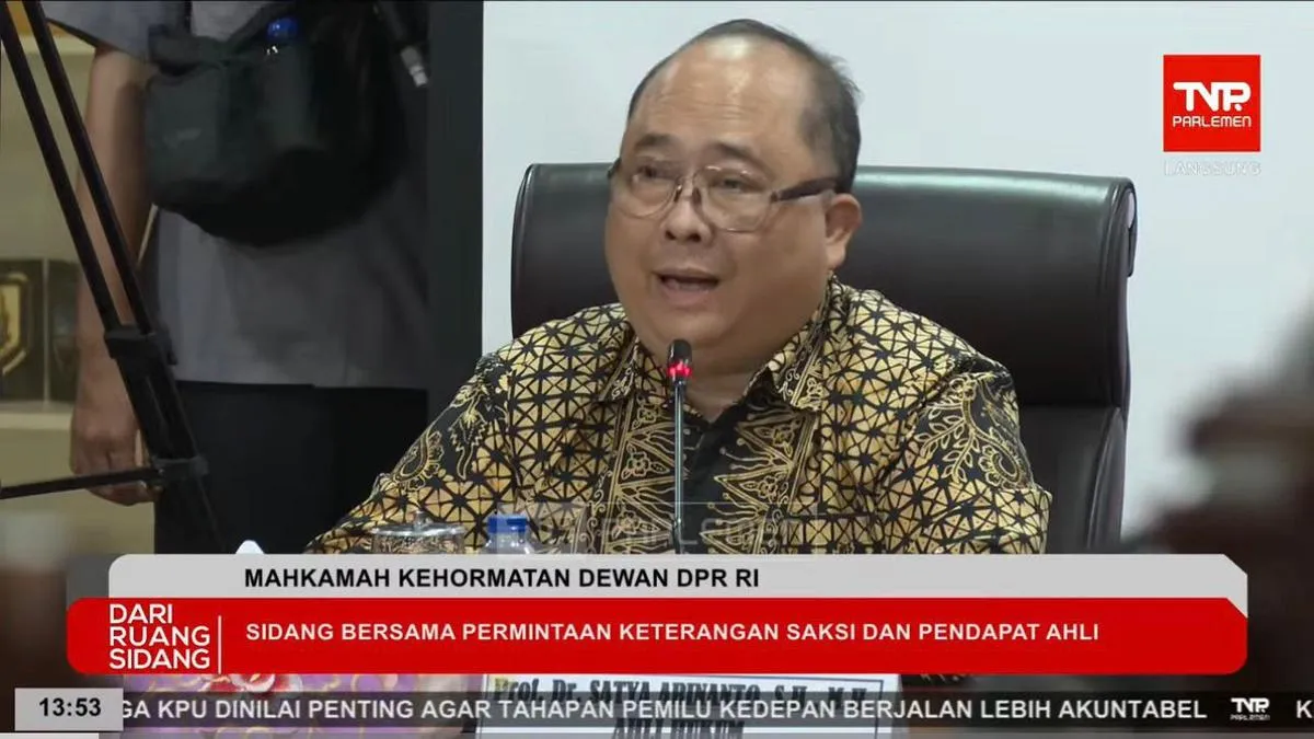 Prof. Satya: Ucapan Adies Kadir Tak Langgar Etika dan Hukum