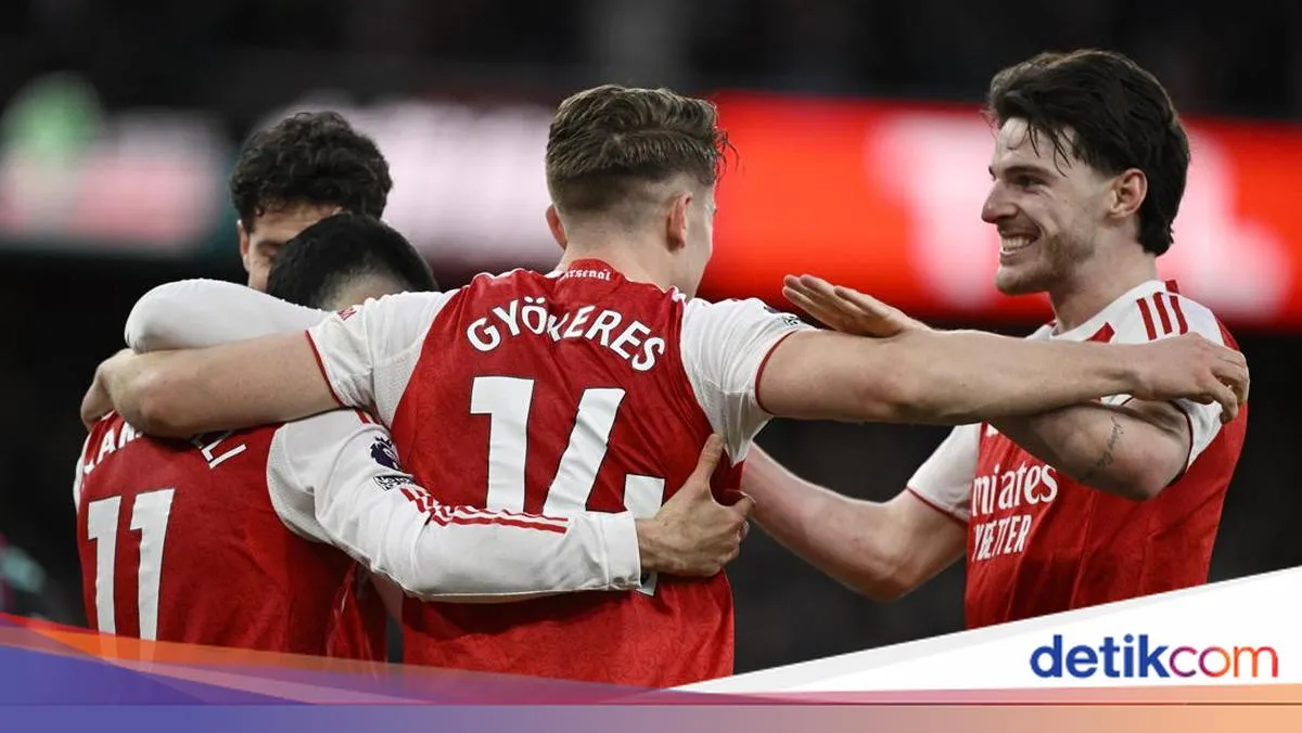 Arsenal Kokoh di Puncak Klasemen Liga Inggris Usai Pekan ke-25