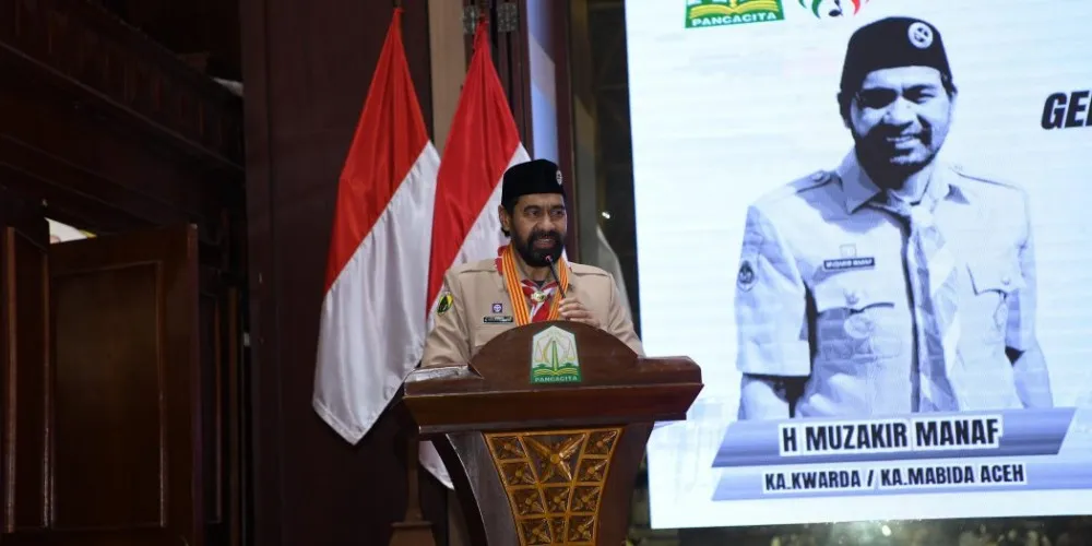 Mualem Tegaskan Pemilihan Ketua Pramuka Kwarda Aceh Harus Sesuai Aturan