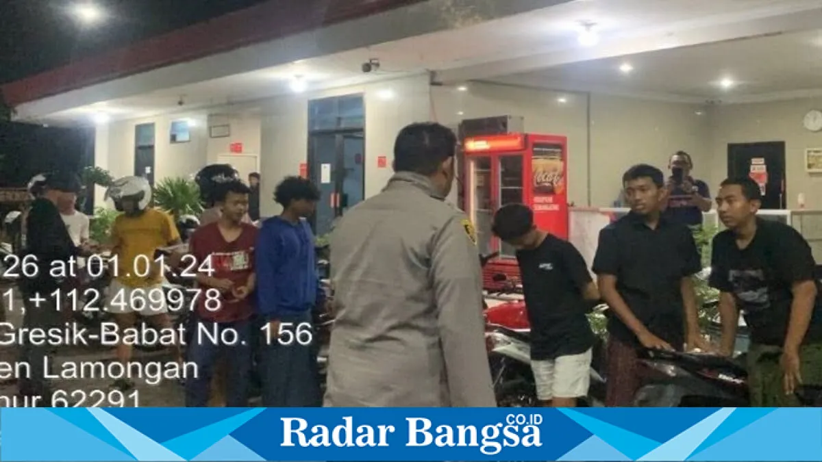Polisi Bubarkan Balap Liar di Lamongan, 12 Motor Diamankan