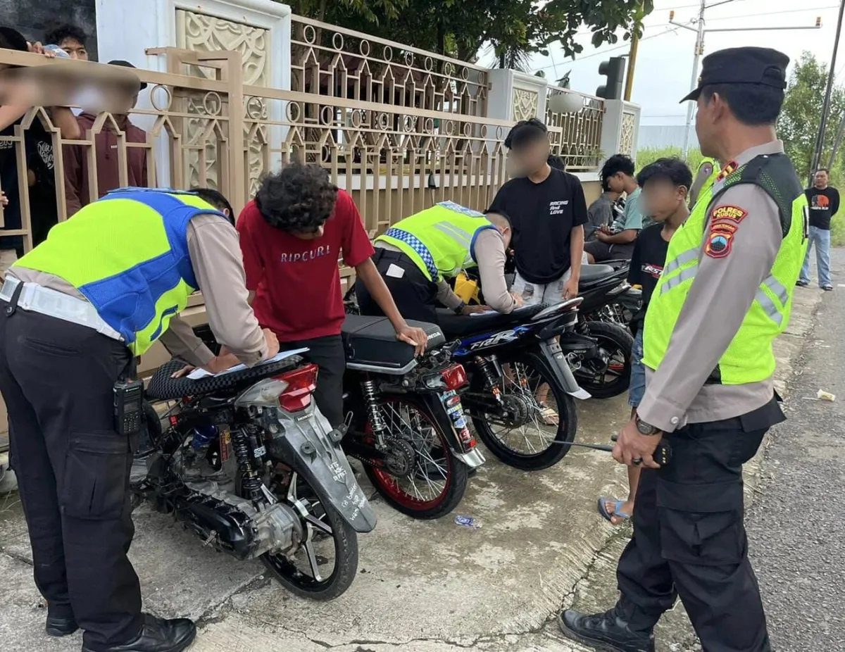 Polisi Amankan 14 Motor dalam Penertiban Balap Liar di Kudus