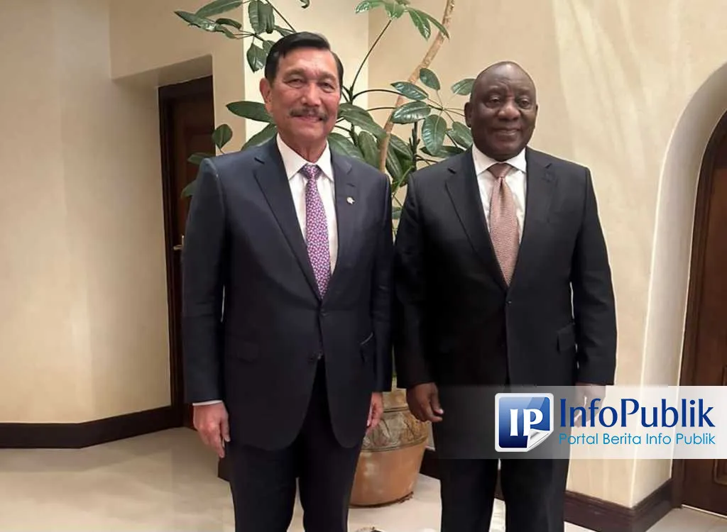 Luhut Kunjungi Afrika Selatan, Perkuat Kerja Sama Ekonomi dan Pertanian