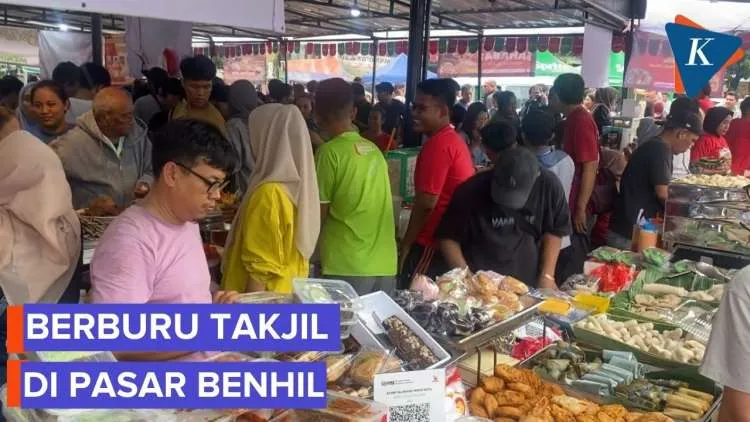 Bazar Takjil Benhil Ramai Pembeli Jelang Puasa 2026