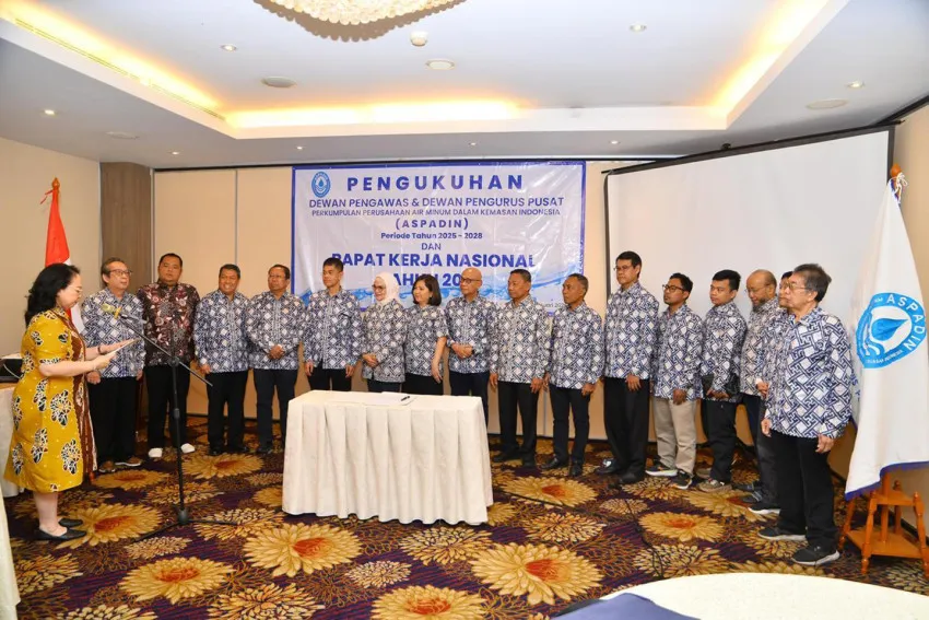 Kemenperin Resmi Kukuhkan Pengurus ASPADIN, Dorong Pertumbuhan Ekonomi AMDK