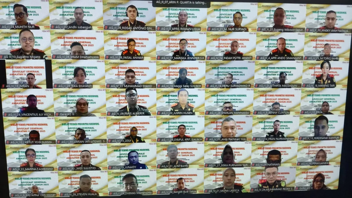 Diklat Advocaat Generaal Kejaksaan: Transformasi Menuju Pembangunan Nasional 2025-2045