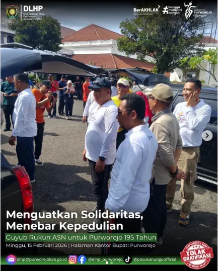 Peringatan Hari Jadi ke-195 Kabupaten Purworejo: Semangat Kebersamaan ASN dan Kepedulian Sosial