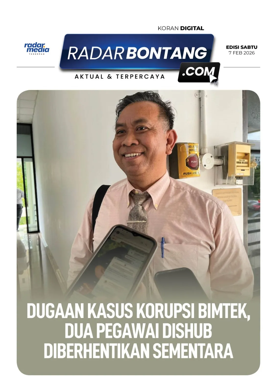 Dua Pegawai Dishub Bontang Dinonaktifkan Terkait Dugaan Korupsi Bimtek