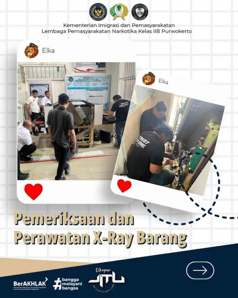 Lapas Narkotika Purwokerto Tingkatkan Keamanan dengan Pemeriksaan X-Ray