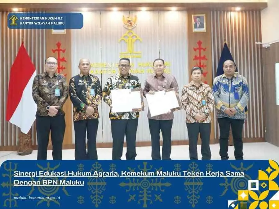 Kemenkum Maluku dan BPN Maluku Tingkatkan Edukasi Hukum Pertanahan