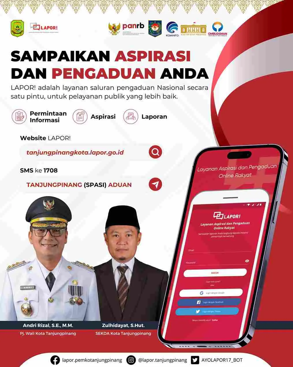 Inisiatif SP4N LAPOR! Meningkatkan Transparansi dan Responsivitas Pemerintah Tanjungpinang