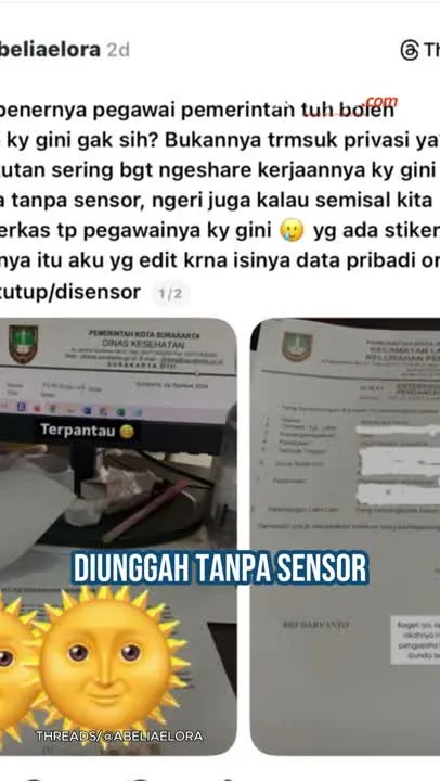 ASN Solo Terancam Sanksi Usai Unggah Data Pribadi Rio Haryanto