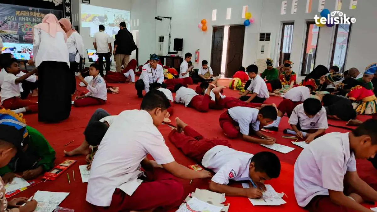 Meriahnya Puncak Hari Anak Nasional 2025 di Sentra Meohai Kendari