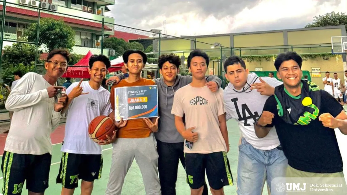 Tim Basket UMJ Raih Juara 3 di Synergyfest UPNVJ