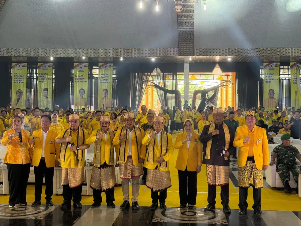Musda XI Partai Golkar Lamteng: Hanan A Rozak Ajak Tampilkan Karya Nyata untuk Masyarakat