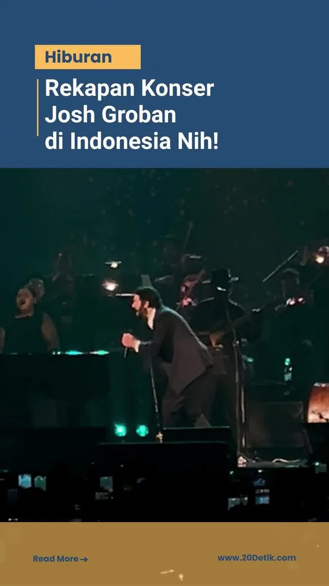 Keseruan Konser Josh Groban dan Raisa di Jakarta