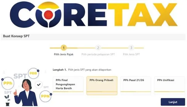 Mulai 2025, Laporan SPT Tahunan Melalui Coretax