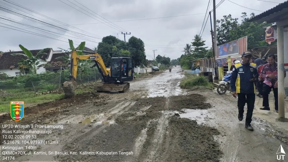 Pemprov Lampung Antisipasi Mobilitas Warga dengan Penanganan Jalan Berlubang Menjelang Ramadan