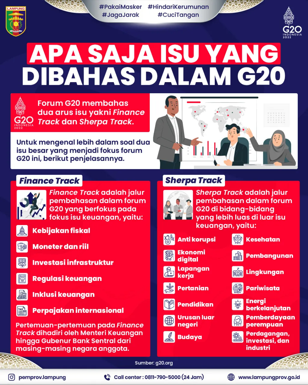 Isu Utama yang Dibahas dalam Forum G20: Finance Track dan Sherpa Track