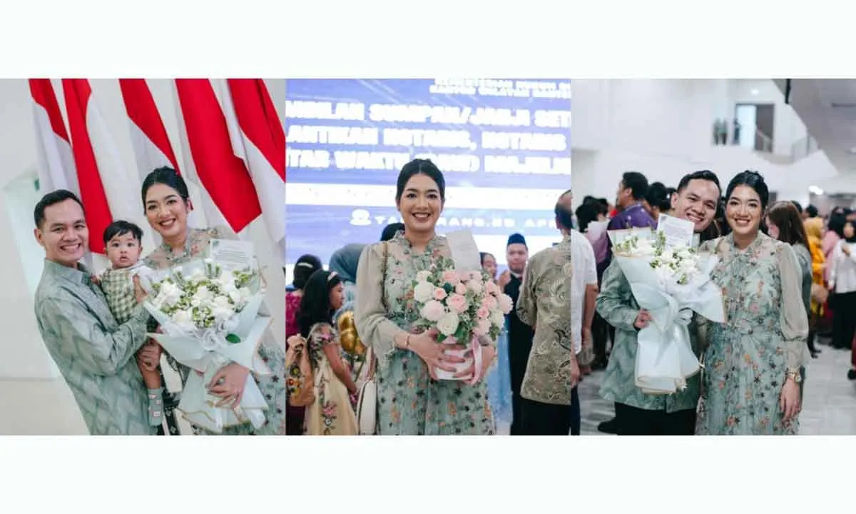Bene Dion Rayakan Kesuksesan Istri sebagai Notaris