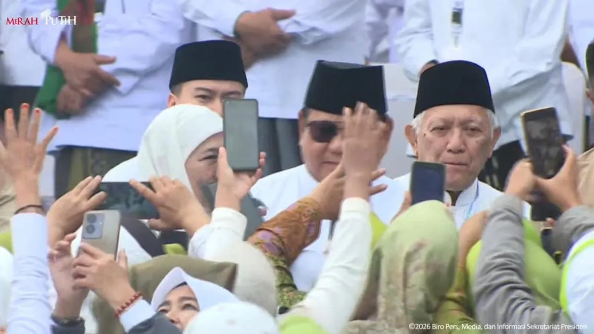 Prabowo Meriahkan Mujahadah Kubro Satu Abad NU di Malang