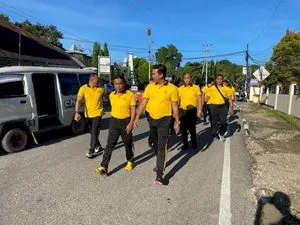 Polres Sumba Barat Gelar Olahraga Bersama untuk Tingkatkan Kebugaran Personel
