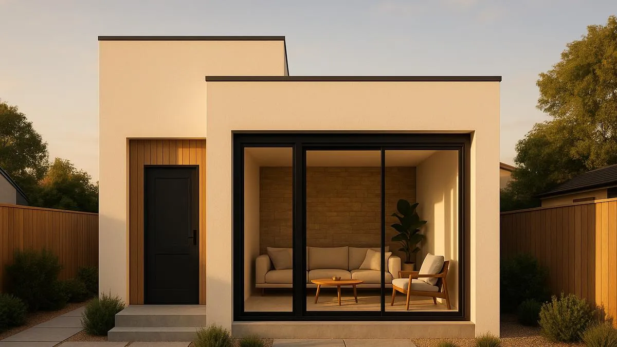 8 Desain Rumah Minimalis 7x10 1 Lantai dengan Ruang Tamu Terbuka untuk Tren 2025