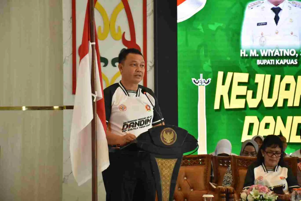 Kejuaraan Pencak Silat Dandim 1011/KLK 2025 Resmi Dibuka di Kapuas