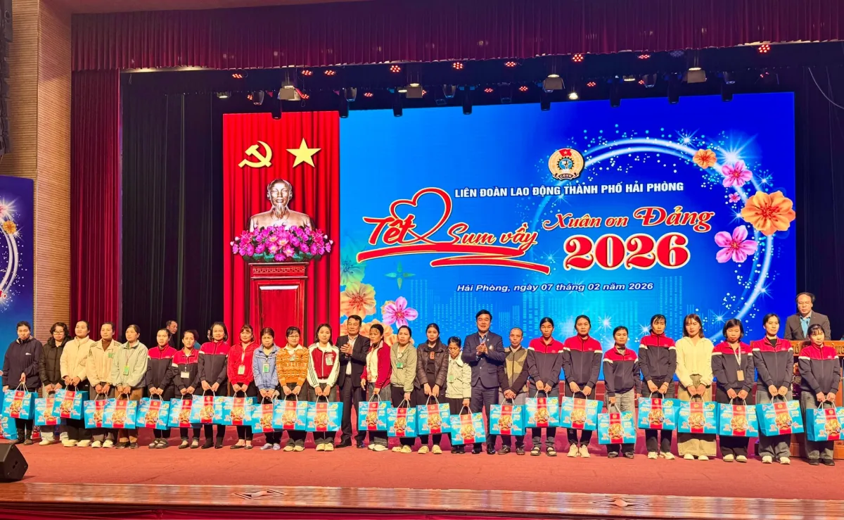 Federasi Buruh Kota Gelar Program Reuni Tet 2026 untuk Dukung Pekerja
