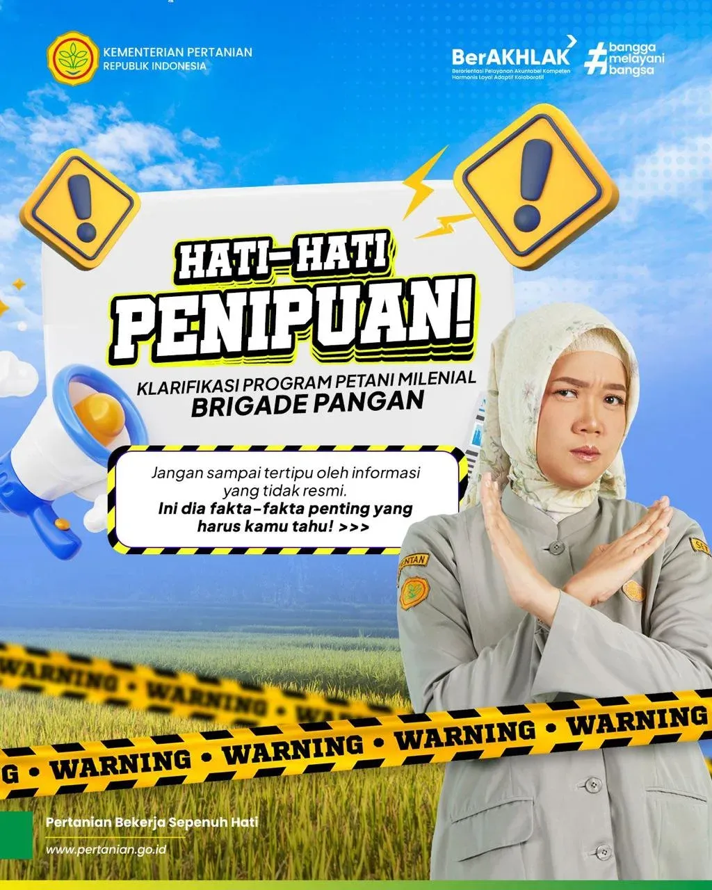Strategi Brigade Pangan Kementerian Pertanian dalam Mewujudkan Swasembada Pangan dan Melawan Hoaks