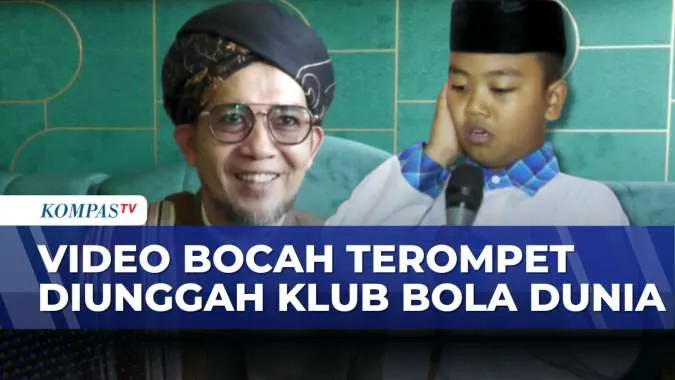 Bocah Bandung Viral Karena Suara Terompet, Tetap Fokus Belajar