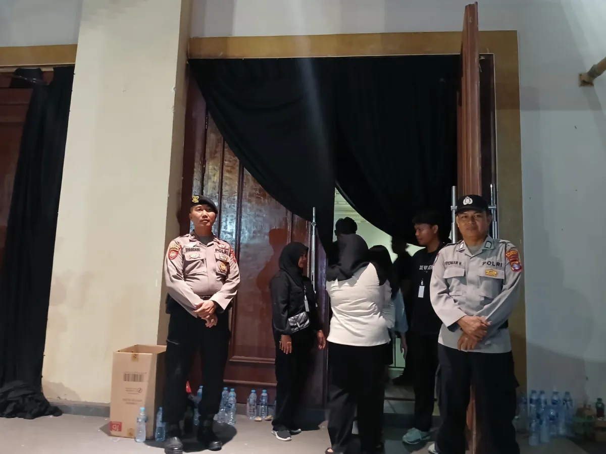 Polresta Palangka Raya Amankan Konser Musik Spekta Magis di Hall Kalawa