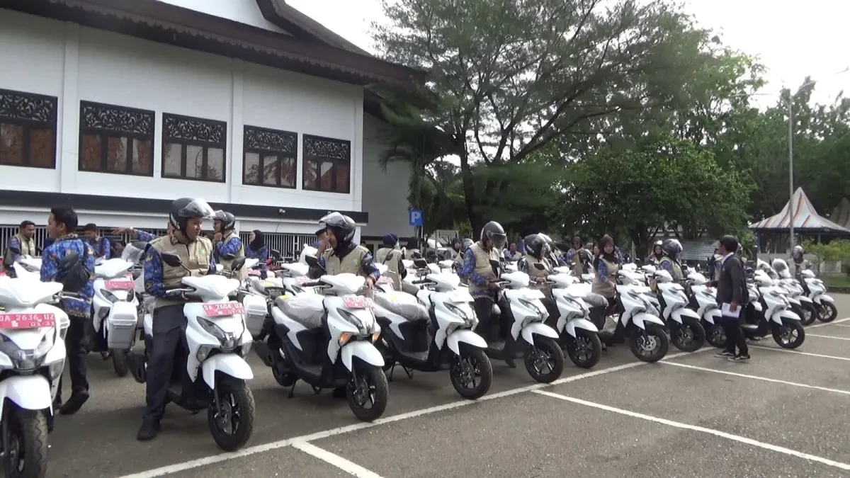 Pemkab Tabalong Serahkan 62 Motor untuk Tingkatkan Layanan Homecare